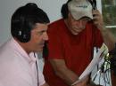 NT3O supervising Congressman Gerlach's  first Amateur Radio contact  placed at ARRL Field Day 2010 event.